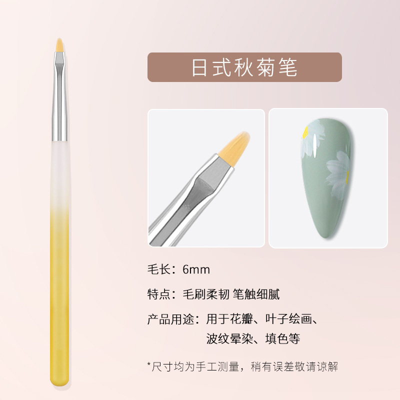 Stylo sans capuchon-stylo chrysanthème