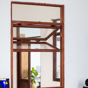 Aluminium verkleidete Holzfenster Wind dichtes Sicherheits fenster Holzfenster