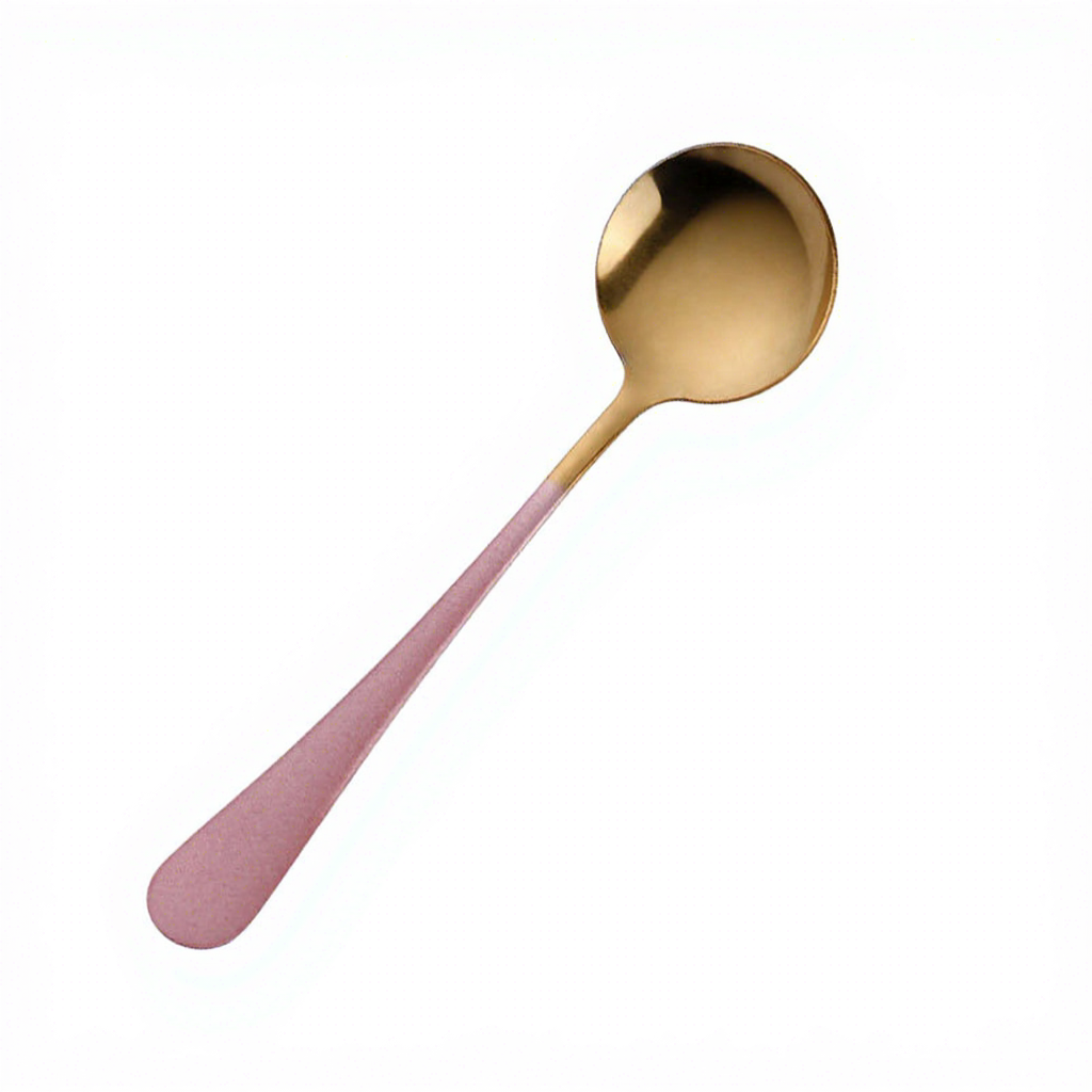 Cuillère en or rose