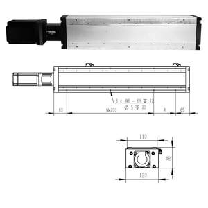 <strong>Professional</strong> Service Nema34 Stepper Motor <strong>Linear</strong> <strong>Guide</strong> Robot <strong>Cnc</strong> Slides Industrial Project Application Motorized <strong>Rail</strong> - Product Image 3