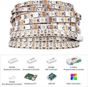 RGBIC 5V individualmente direccionable 5050 RGB Led raya luz WS2812 IC luz inteligente - Product Image 2