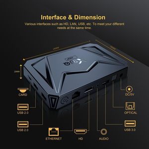 "64GB ROM All winner H728 Octa-Core ARM Cortex A55 Android 14.0 TV-Box mit 4GB RAM und WiFi6" - Product Image 2
