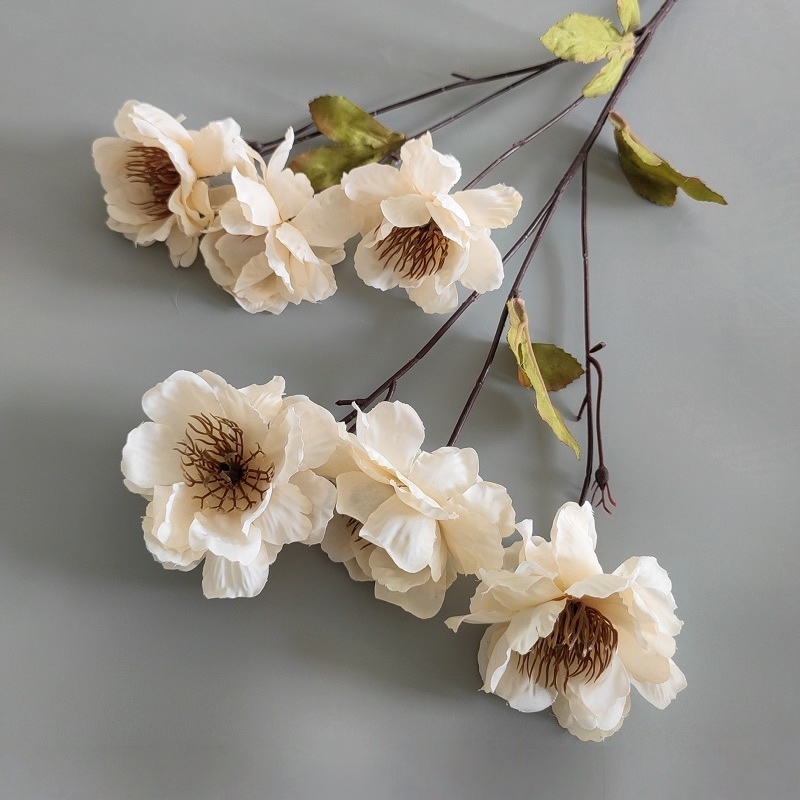 6 fleurs de gardénia