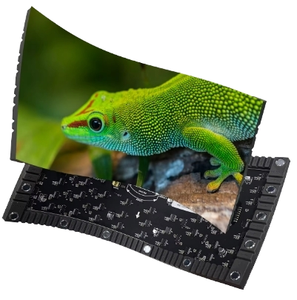 Personalizzabile P1.86 ad alta flessibilità SMD ha condotto il modulo con Display morbido flessibile per lo schermo dei centri commerciali delle metropolitane che pubblicizzano risoluzione 4K - Product Image 1