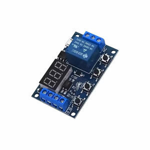 DC 6-30V Timer relè programmabile ritardo relè temporizzatore ciclo modulo con Display a LED 6V 9V 12V 24V Micro USB Smart Home Controller - Product Image 6