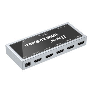 DTECH <strong>HDMI</strong> <strong>Switch</strong> 4x1 4k/60hz <strong>HDMI</strong> <strong>2</strong>.0 Automatic/manual Switcher 1 <strong>HDMI</strong> <strong>Output</strong> 4 <strong>HDMI</strong> 4 in 1 Out - Product Image 1