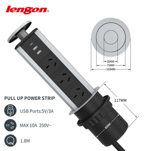 USBコントロール付きのオーストラリア標準の高品質デスクトップ電源ソケットコンセント - Product Image 4