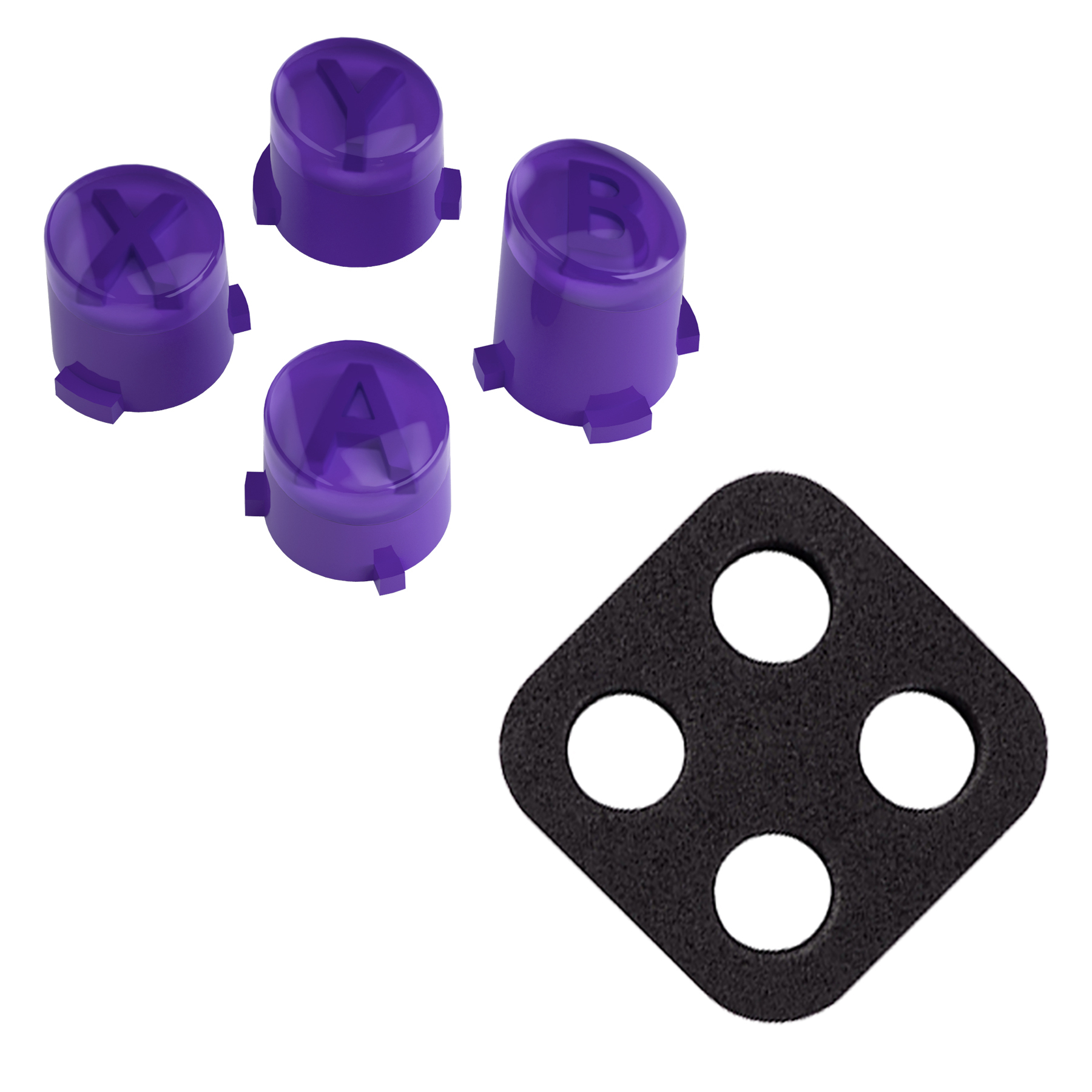 Violet foncé et transparent avec symboles violet foncé JDX3M013WS