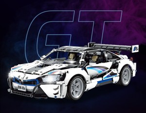 Real <strong>RC</strong> 2.4G I8s Supercar Building Block High-Speed 1:10 Remote Control Car Four Wheels <strong>Servo</strong> Motor USB Cable Expert Level for
