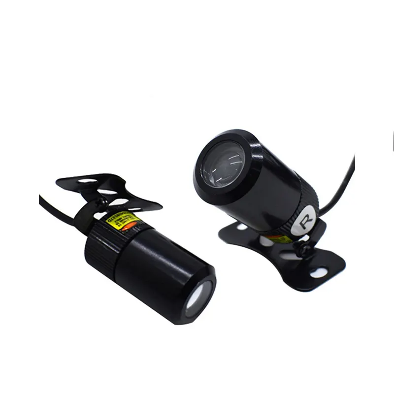 2 unids/par alas de ángel de luz Led con lámpara para proyector fantasma sombra charco para motocicletas de carretera de la bicicleta de la luz de niebla