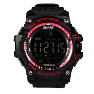 Mới được phát hành EX16 thông minh đồng hồ 5ATM IP67 không thấm nước SmartWatch Pedometer Đồng hồ bấm giờ đồng hồ báo thức Android iOS tương thích sáng - Product Image 3