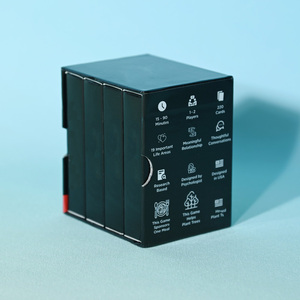 Kadınlar için zihinsel sağlık ürünleri kartları oynarken Magmatic kutusu küçük baskılı özel Oracle oyun oyun Tarot kartı - Product Image 3