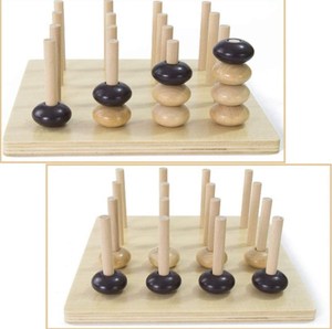 Kết Nối Bốn Trò Chơi Bằng Gỗ 3D Cho Trẻ Em Và Các Trò Chơi Gia Đình - Product Image 6