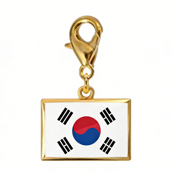 Bandera coreana dorada