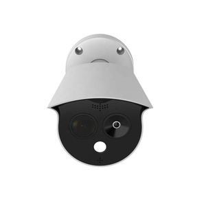Cámara IP de fusión de imagen bi-espectro integrada, Imagen en imagen, Vista previa, detección de temperatura, cámara facial