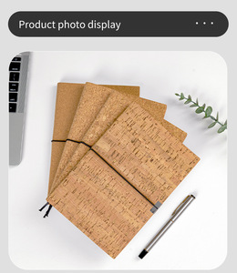 Hochwertiges Eco Environmental Cork Journal Tagebuch Notizbuch mit Metalls chnalle Gummiband Benutzer definiertes Logo Recyceltes Cover Notizbuch - Product Image 4