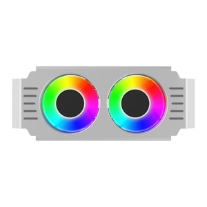 <strong>Desktop</strong> Computer <strong>DDR1</strong>-5 <strong>Memory</strong> Heat Sink ARGB Fan Dual Fan PWM Computer Case Cooling <strong>Memory</strong> Cooler with Rgb Fan - Product Image 3