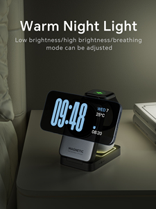 2025 New Wholesale One-Stop Fast 15W Portable Small Magnetic Desk Charger 6 in 1 Box 9V/2A <strong>Output</strong> for iPhone 16 5V/1A <strong>Input</strong> - Product Image 4