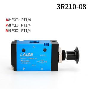 4H210-08 Pneumatic Switch Manual 3H Hand 310 Cylinder <strong>Control</strong> 3R Pull Reversing Solenoid <strong>JM</strong> - Product Image 6