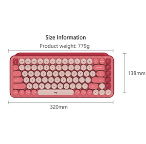 Original Logitech POP <strong>KEYS</strong> Wireless Bluetooth TTC Brown Switch Wireless Mechanical <strong>Keyboard</strong> 85 <strong>Keyboard</strong> <strong>Keys</strong> for MacOS Windows - Product Image 2