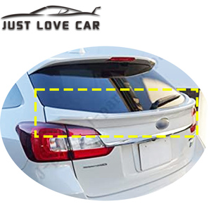 JUSTLOVECAR <span class=keywords><strong>STI</strong></span> STYLE SPOILER for 2015 2016 2017 2018 <span class=keywords><strong>SUBARU</strong></span> LEVORG WAGONABS CARリアトランクテールゲートミッドスポイラーウィングリップ2020
