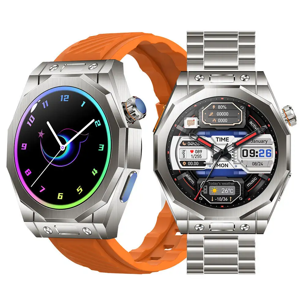 2024 החדש עגול חכם שעון הסיטונאי z83 max reloj inteligente nfc חשבון אי חכם 3 להקות smartwatch z83max