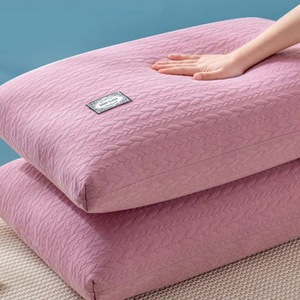 JOUYI Knitted Twisted Massage Cervical Pillow High Loft Non Sagging Single <strong>Sleep</strong> <strong>Aid</strong> for Neck Support - Product Image 2