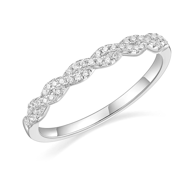 Moissanite+GRA Certificate-White Gold