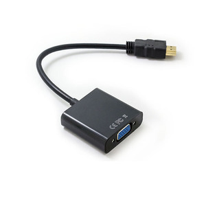 Convertidor hdmi a vga de fábrica, 1080p, hdmi a vga macho a hembra con Adaptador de Audio de 3,5 MM