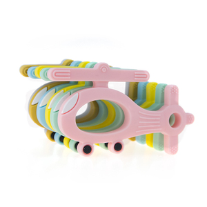 Cấp Thực Phẩm <span class=keywords><strong>Teether</strong></span> Giá Cả Phải Chăng Trẻ Em Của Silicone Máy Bay Trực Thăng <span class=keywords><strong>Teether</strong></span> - Product Image 2