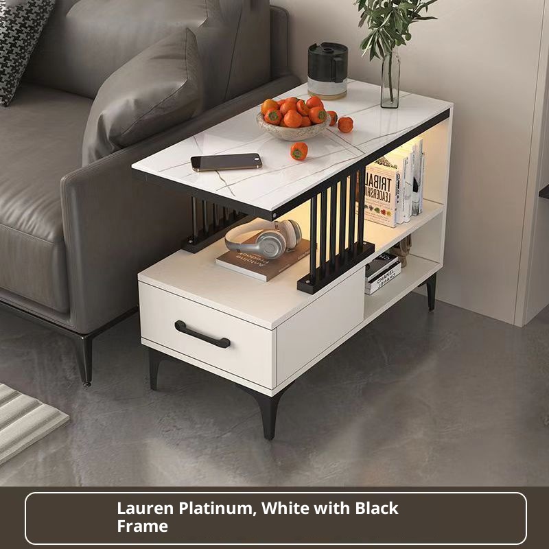White black frame + Lauren platinum