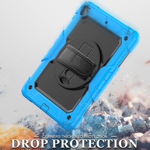 360 Rotating Case for <strong>iPad</strong> 9.7inch 2017 2018 Pro 9.7 Air <strong>2</strong> With Hand Strap Smart <strong>Cover</strong> Silicone Shockproof Case - Product Image 4