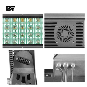 BRILLIGHT Waterproof Matrix Light 36pcs DMX512 RGBW Spirit Storm <strong>LED</strong> Thunder Strobe Light IP65 <strong>36</strong>*<strong>5W</strong> Pixel Exposure Light for DJ
