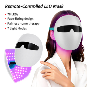 2024新しいデザインの赤い赤外線LEDライトセラピーフェイスマスク7色NIRLEDフェイシャルマスク - Product Image 2