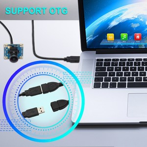 ELP高速fps 1080P 30 60 120fps相机迷你PCB 2m pixels OV2710彩色鱼眼镜头170度广角高清网络摄像头USB2.0