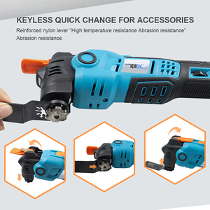 Multiherramienta oscilante Compatible con batería Makita de 18V, recortadora eléctrica, sierra de renovación, herramienta eléctrica, máquina, herramienta multifunción - Product Image 5