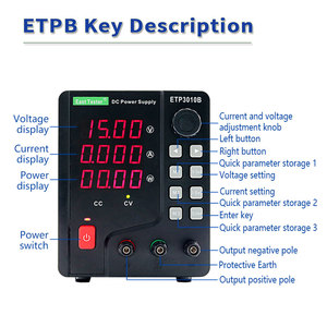 Alimentatore di commutazione programmabile RS232/porta USB per collegare il Software per PC regolato da banco da laboratorio 30V 5A 10A - Product Image 4