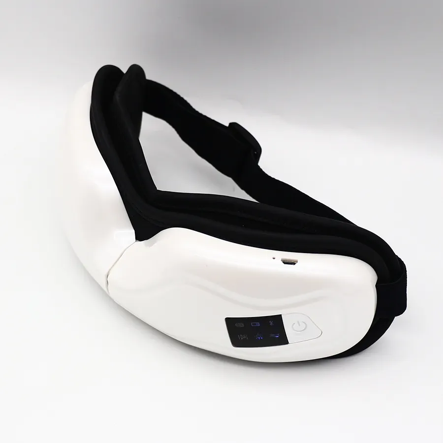 Terapia de compresión de calor inalámbrico ajustable presión de aire cuidado de la vibración masajeador electrónico de fatiga ocular con música Digital