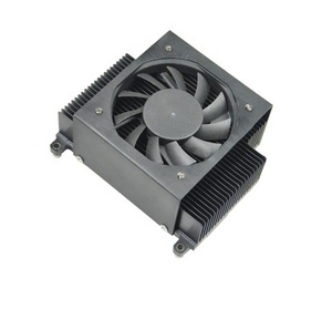 Square Extruded Aluminum <strong>Heatsink</strong> with Fan for Computer CPU - Product Image 5