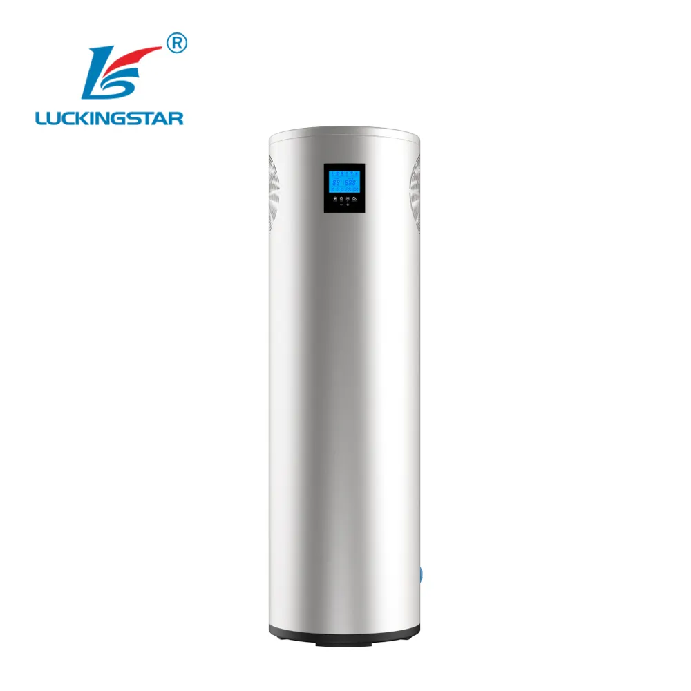 Luckingstar sorgente d'aria da 200 litri più venduta tutto in una pompa di calore 3600W SS316 serbatoio dell'acqua scaldabagno monoblocco per villa/famiglia