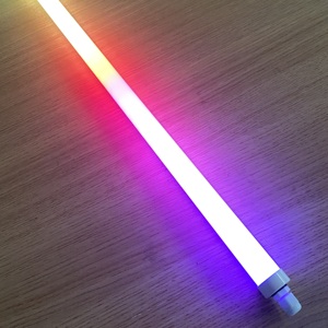 5 adet/takım RGB Led tüp ışık renkli su geçirmez T8 RGB tüp lamba WS2812 uzaktan kumanda adaptörü ile - Product Image 1