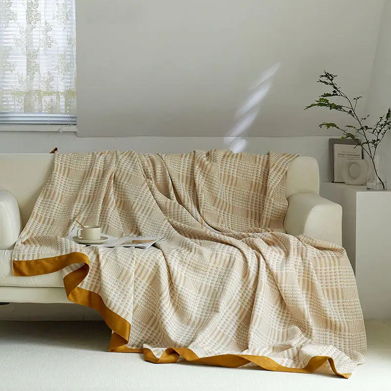 Aria condizionata coperte di raffreddamento estate di lusso pura natura di bambù a maglia fresca coperta per divano letto coperta trapunta