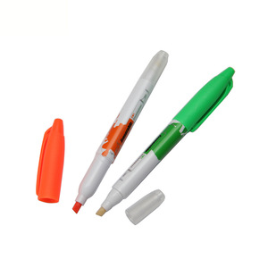 Evidenziatore con punta in fibra scalpello di alta qualità a inchiostro fluorescente evidenziatore pennarello adatto per ufficio regalo promozionale - Product Image 4