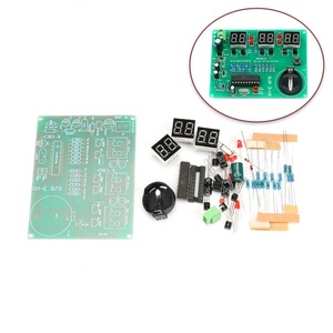 DIY <strong>Kits</strong> AT89C2051 Electronic Clock Digital Tube LED Display Suite Electronic Module Parts and Components DC 9V - 12V - Product Image 1