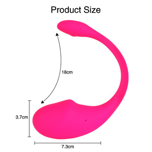 Mini su geçirmez atlama titreşimli külot kablosuz Usb şarj edilebilir seksi yumurta şekilli vibratörler kadın için APP uzaktan kumanda - Product Image 3