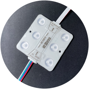 屋外IP67防水68x68mmマジックRGB RGBIC DC24V LEDモジュールライト広告とバックライト用 - Product Image 2