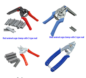 Mạ kẽm gia cầm trang trại Fastener công cụ M Nail Fastener lồng ốc vít gà thỏ chim lồng plier phụ kiện M Nail - Product Image 5