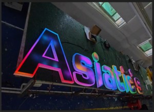 Настраиваемый наружный рекламный подсвеченный акриловый супер буквы 3D светящийся знак с RGB-программами для компании - Product Image 3