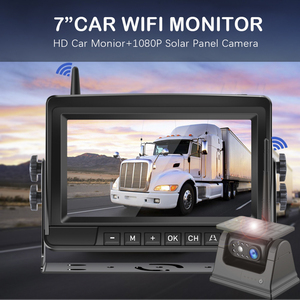 360 sistema de cámara de coche 4K vista trasera delantera y trasera Cctv Kit cámaras de seguridad inalámbricas 7 pulgadas 1080p Lcd Monitor de coche - Product Image 2