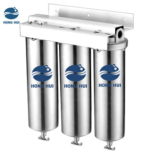 Toàn bộ ngôi nhà 3 giai đoạn lớn màu xanh 4.5 "20 inch SUS Máy lọc nước hệ thống lọc nước - Product Image 2